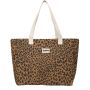 Sac shopping Claude 40cm Leopard Cannelle