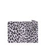 Pochette Ema 25 cm Leopard Lilas