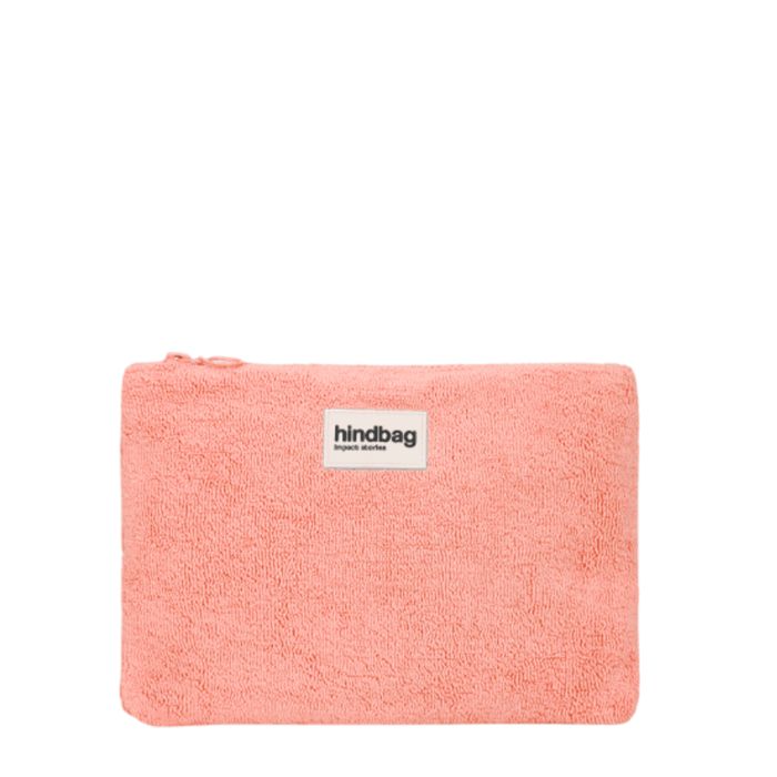 Pochette Ema Eponge 25 cm Rose Corail