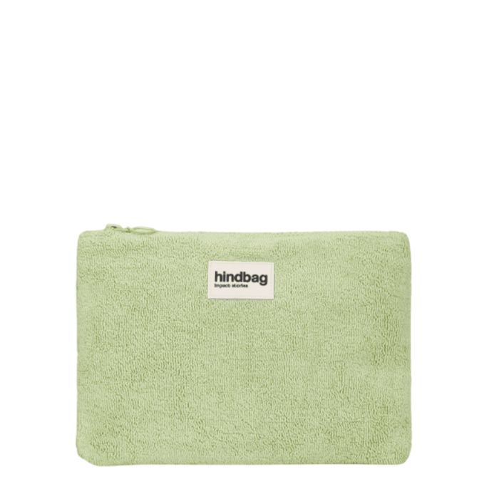 Pochette Ema Eponge 25 cm Vert Amande