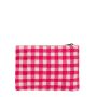 Pochette Ema 25 cm Vichy Rose