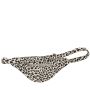 Sac banane Sasha 40 cm Leopard Ecru