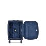 Valise cabine souple Brochant 3 Extensible 55 cm Bleu Marine