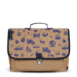 Cartable Brown Wild Trip 38 cm Marron