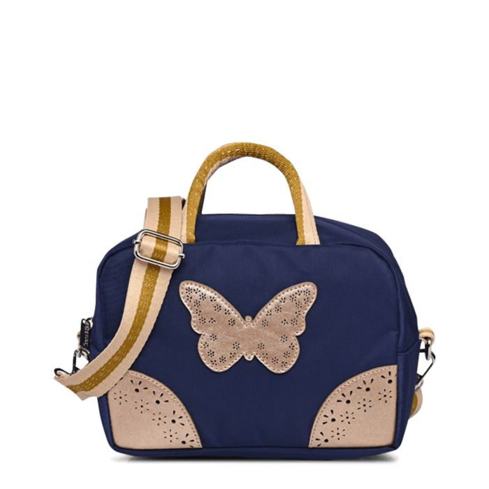 Sac Lunch box Papillon Marine