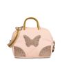 Sac Lunch box Papillon Rose