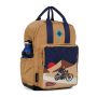 Sac à dos moyen Rallye Explorer 40 cm Marron