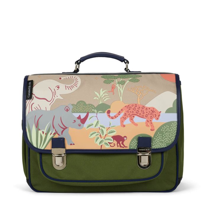 Cartable Safary 38 cm Vert