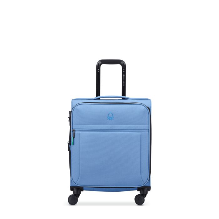 Valise cabine souple Slim Be Extensible Bleu
