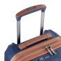 Valise cabine rigide Carrousel 2 Extensible 55 cm Bleu