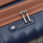 Valise cabine rigide Carrousel 2 Extensible 55 cm Bleu