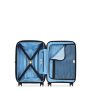 Valise cabine rigide Lutece Extensible 55 cm Bleu Paon