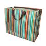 Sac de rangement Jumbo 55 cm Rayures rétro années 70