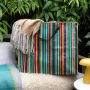 Sac de rangement Jumbo 55 cm Rayures rétro années 70