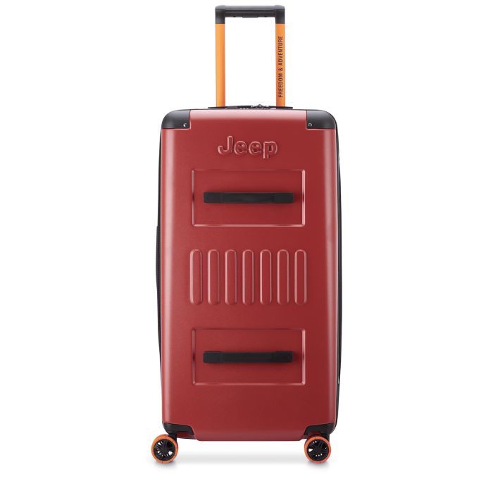 Valise trunk rigide Jeep Extensible 80 cm Piment
