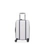 Valise cabine rigide Cadence Extensible Port USB 55 cm Ivoire