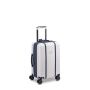 Valise cabine rigide Cadence Extensible Port USB 55 cm Ivoire