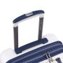 Valise cabine rigide Cadence Extensible Port USB 55 cm Ivoire