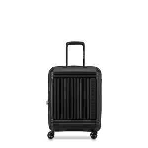 Valise cabine rigide slim Lutece Extensible 55 cm Noir