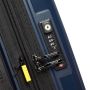Valise cabine rigide slim Lutece Extensible 55 cm Bleu Marine
