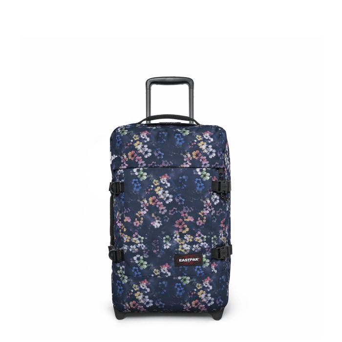 Valise cabine souple Strapverz S 51 cm Flora Fade Navy