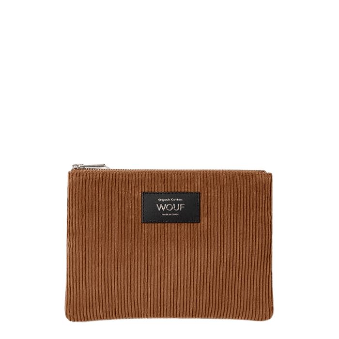 Pochette large 21,5 cm Caramel