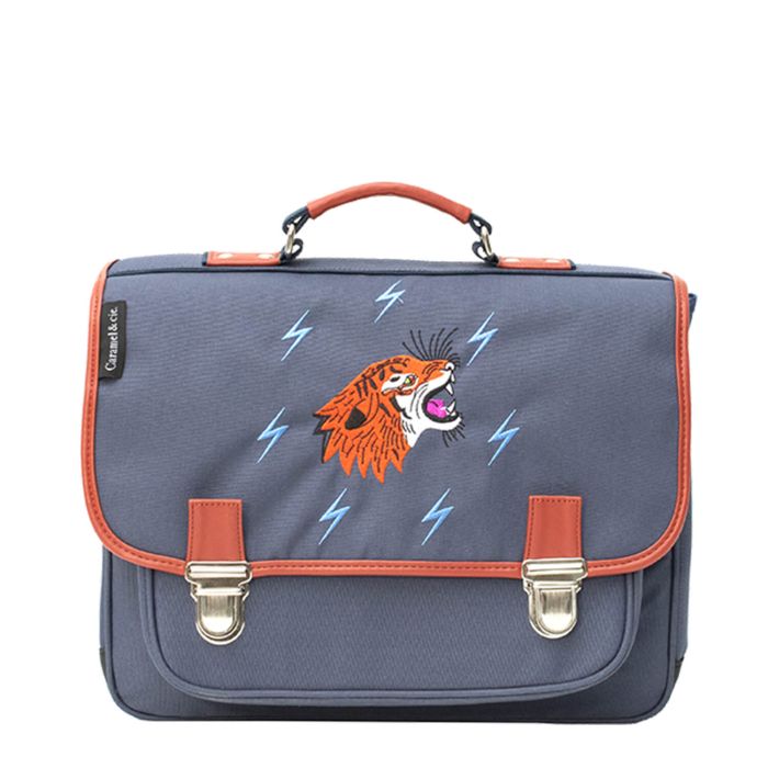 Grand Cartable 41 cm GRRR Bleu