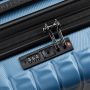 Valise cabine rigide Longitude Extensible 55 cm Bleu