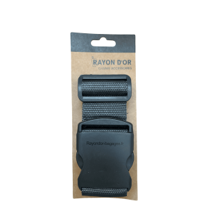 Sangle réglable fermeture à Clip 67336 190cm Dark grey