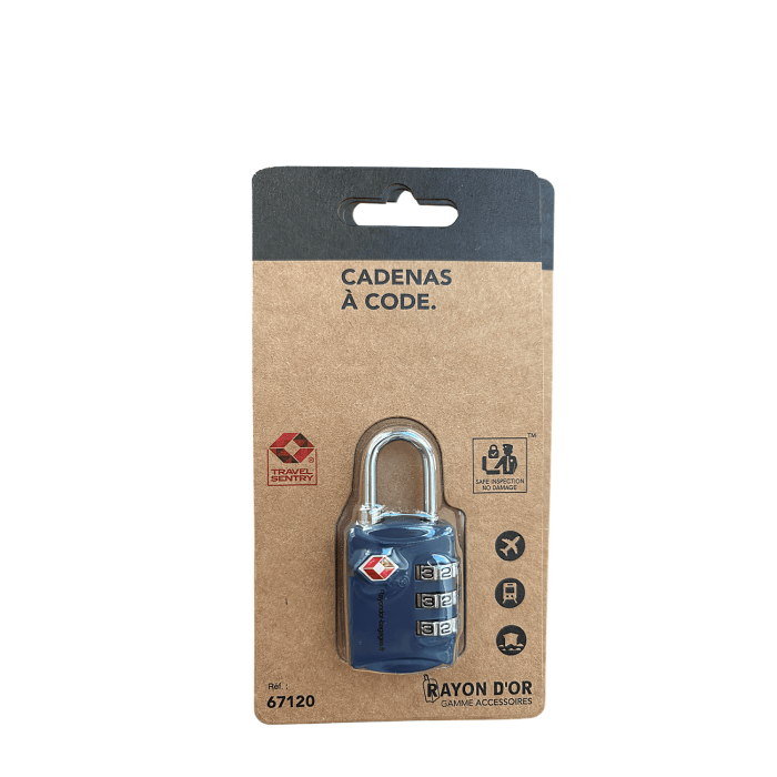 Cadenas à 3 chiffres TSA 67120 Dark Blue