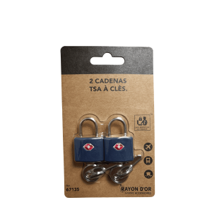 Cadenas TSA à clés 67135 Dark Blue
