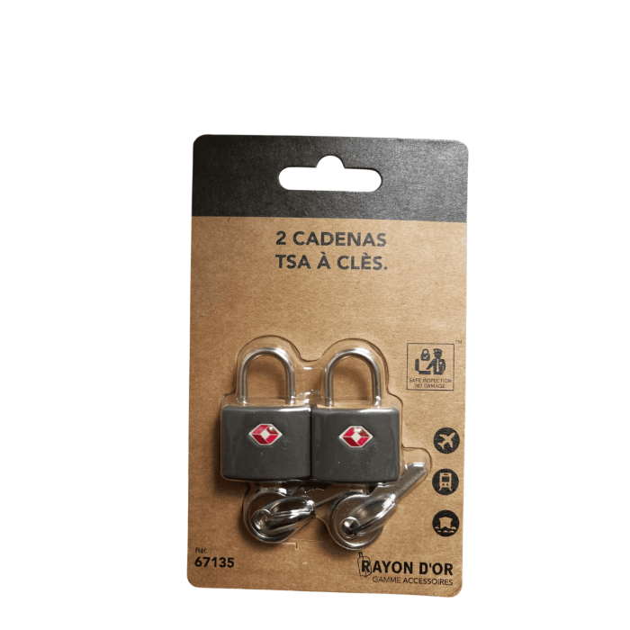 Cadenas TSA à clés 67135 Dark Grey