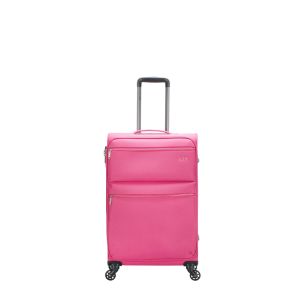 Valise cabine souple 1973 55 cm Fuchsia