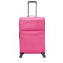 Lot de 3 valises souples 1973 55, 66 et 77 cm Fuchsia