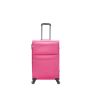Lot de 3 valises souples 1973 55, 66 et 77 cm Fuchsia