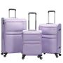 Lot de 3 valises souples 1973 55, 66 et 77 cm Lavande