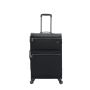 Lot de 3 valises souples 1973 55, 66 et 77 cm Noir Gris