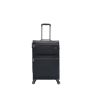 Lot de 3 valises souples 1973 55, 66 et 77 cm Noir Gris