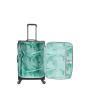 Lot de 3 valises souples 1973 55, 66 et 77 cm Noir Gris