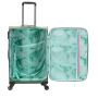 Lot de 3 valises souples 1973 55, 66 et 77 cm Vert