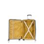 Lot de 3 valises rigides 367 Extensible 55, 66 et 77 cm Blanc/Bleu