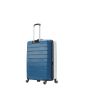 Lot de 3 valises rigides 367 Extensible 55, 66 et 77 cm Blanc/Bleu