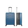 Lot de 3 valises rigides 367 Extensible 55, 66 et 77 cm Blanc/Noir