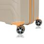 Lot de 3 valises rigides 59103 Extensibles 55, 66 et 76 cm Champagne