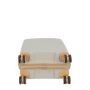 Lot de 3 valises rigides 59103 Extensibles 55, 66 et 76 cm Champagne