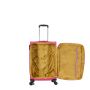 Lot de 3 valises souples 2105 Extensible 55, 66 et 77 cm Fuchsia
