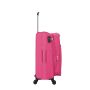 Lot de 3 valises souples 2105 Extensible 55, 66 et 77 cm Fuchsia