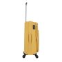Lot de 3 valises souples 2105 Extensible 55, 66 et 77 cm Moutarde