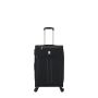 Lot de 3 valises souples 2105 Extensible 55, 66 et 77 cm Noir