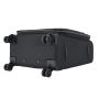 Lot de 3 valises souples 2105 Extensible 55, 66 et 77 cm Noir